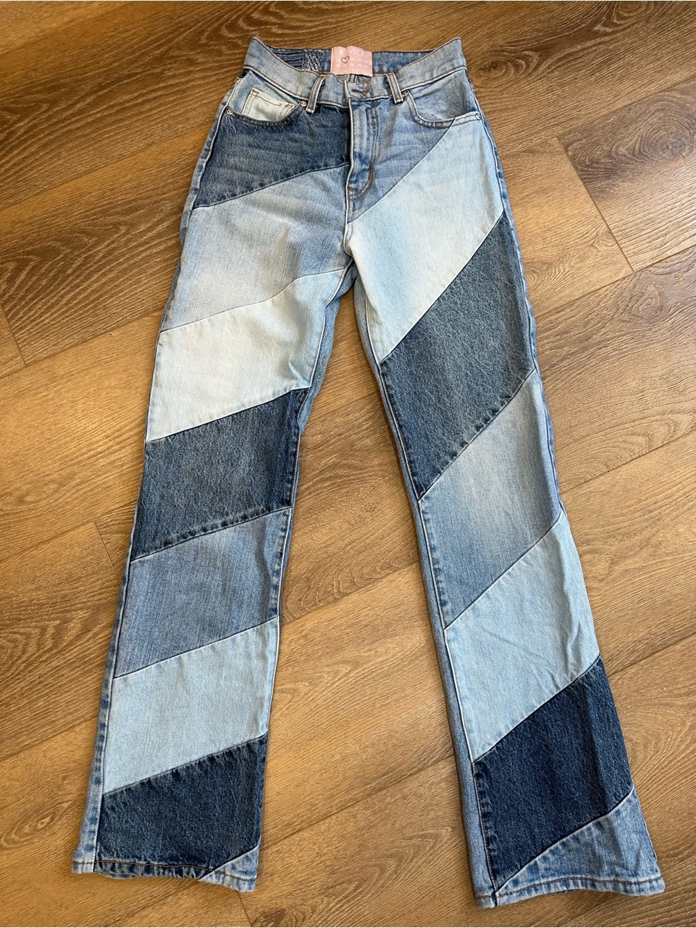 Revice Denim 90's Baby Candy Shop patchwork jeans - 24
